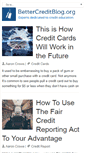 Mobile Screenshot of bettercreditblog.org